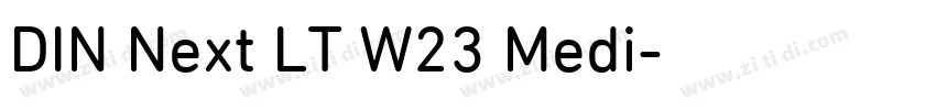 DIN Next LT W23 Medi字体转换